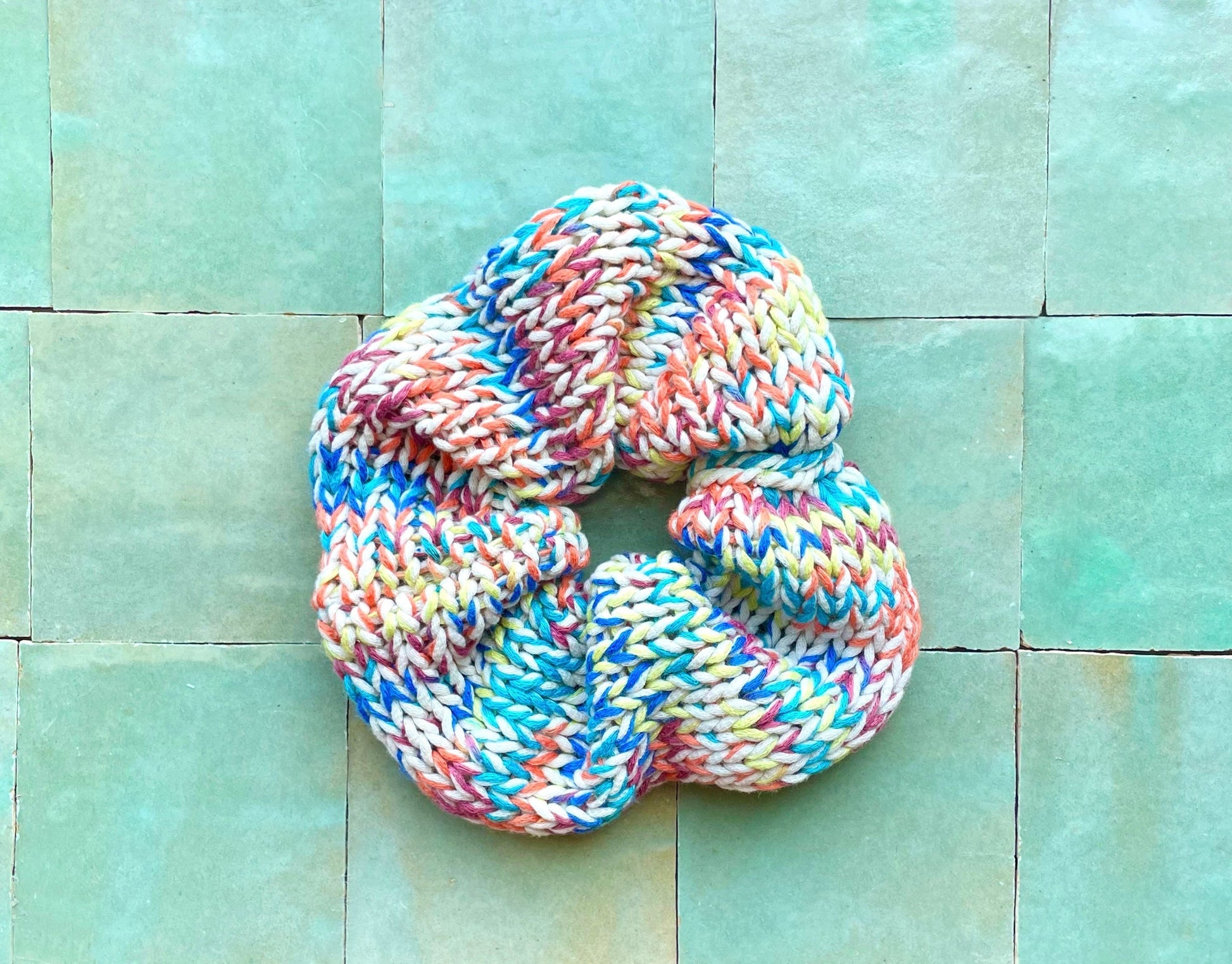 Recycled Sweater Scrunchy