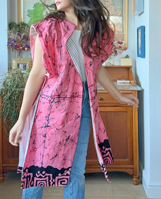 UPcycled Textiles Super Vest, Swimsuit Coverup