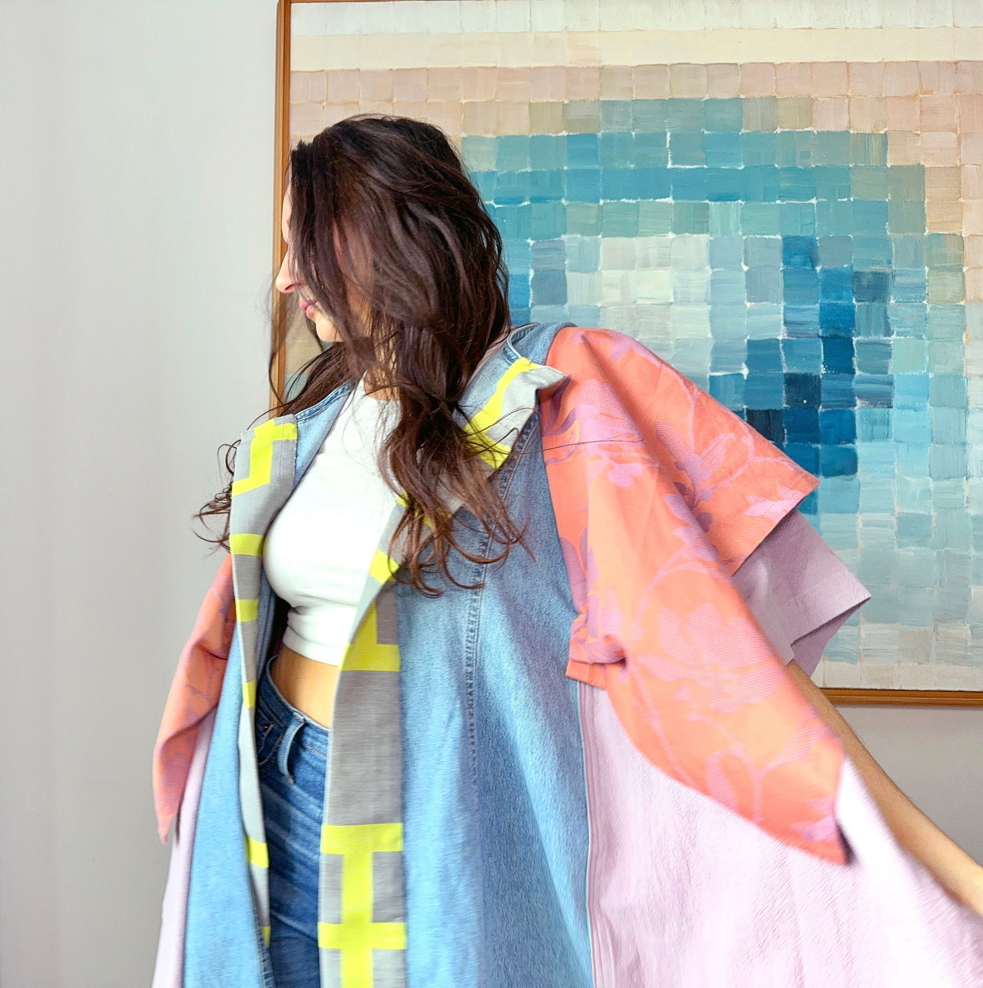 UPcycled Fabrics Whimsical Duster Jacket Dress