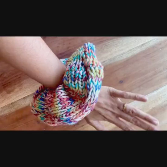 Recycled Sweater Scrunchy