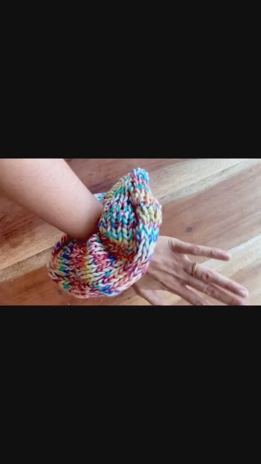 Recycled Sweater Scrunchy