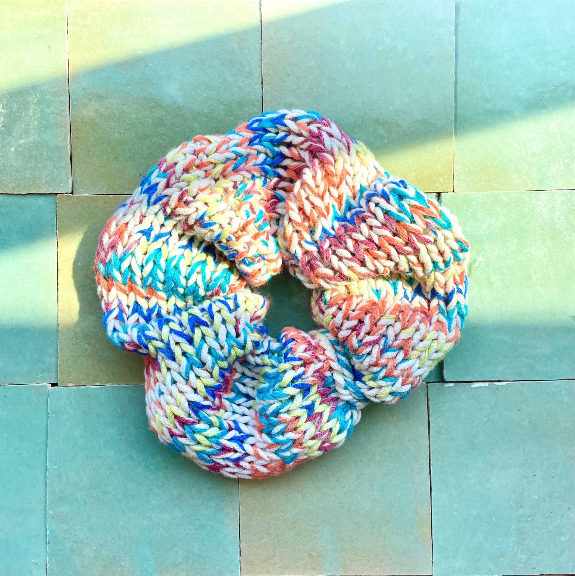 Recycled Sweater Scrunchy